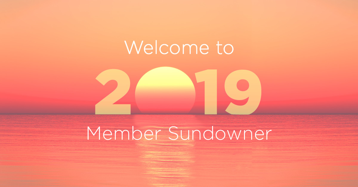 welcome to 2019 Member Sundowner