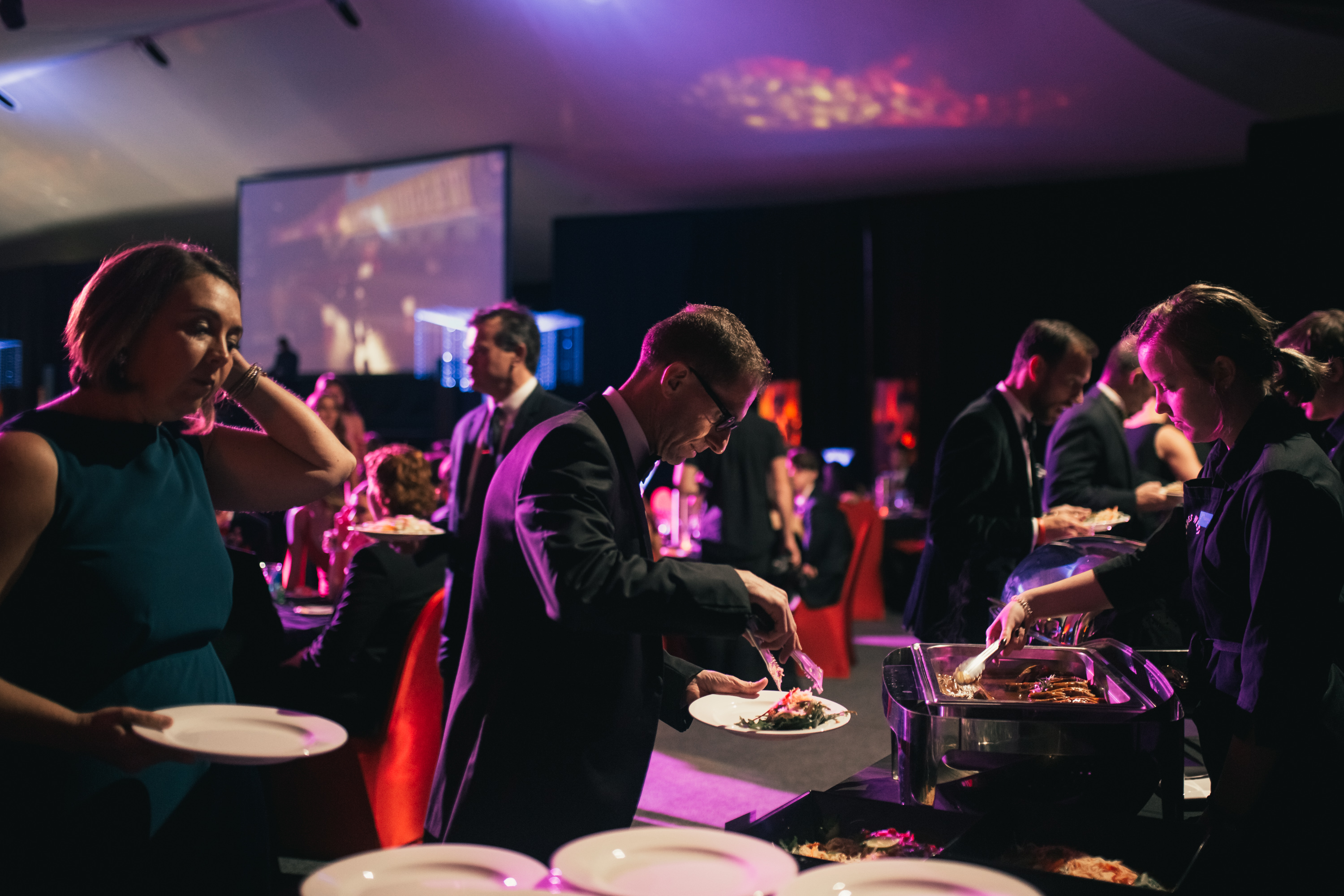 HBF Stadium School Ball Food Buffet
