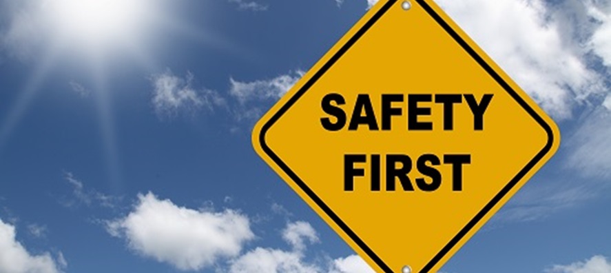 safety first sign