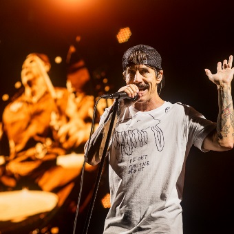 Red Hot Chili Peppers performing at HBF Park