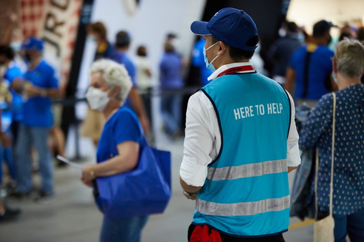 HBF Park Staff Member at event