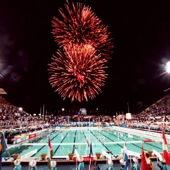 FINA World Swimming Championships at HBF Stadium outdoor pool