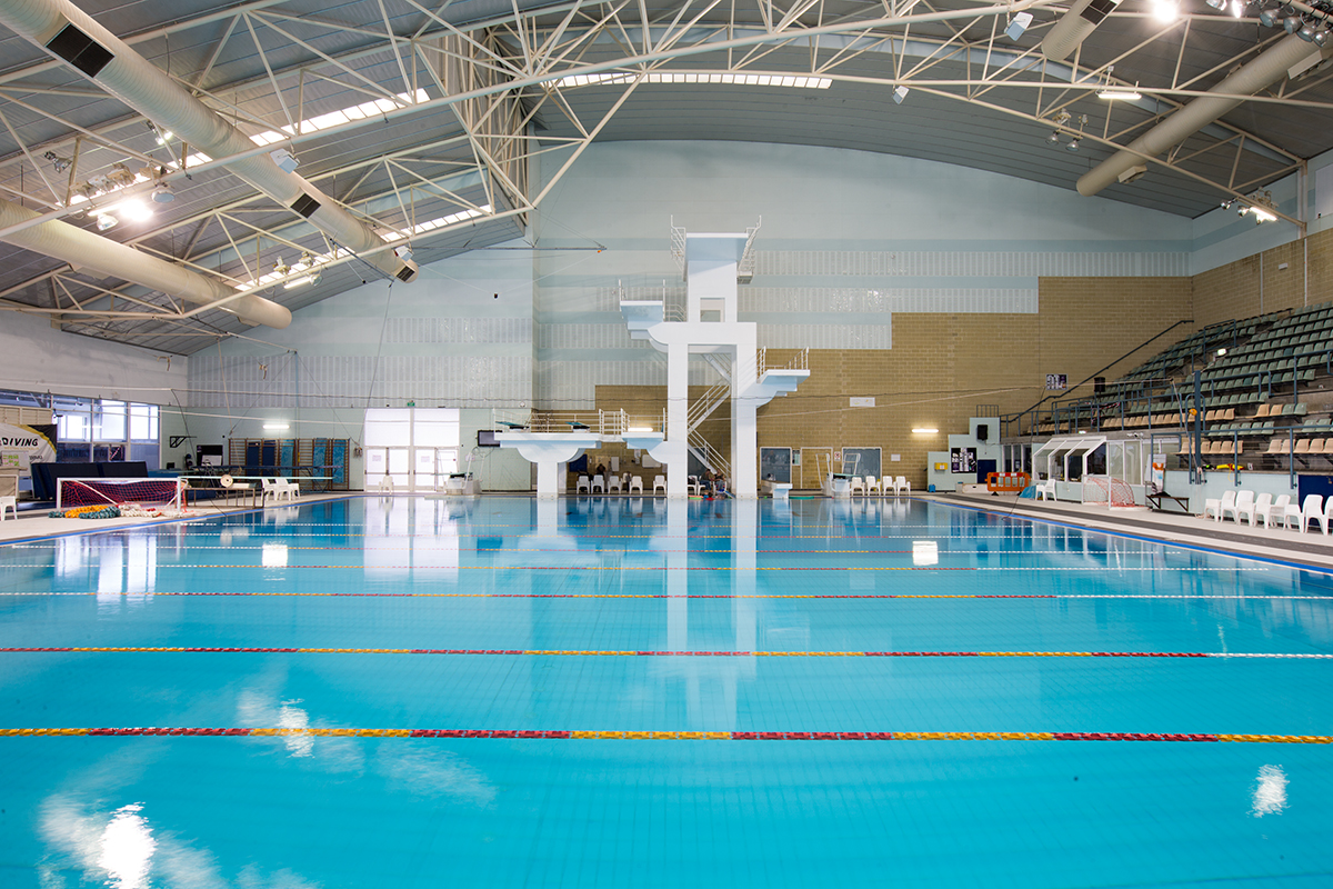 HBF Stadium dive towers