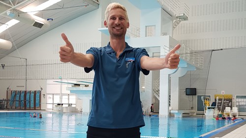 HBF Stadium Swim Instructor Joe