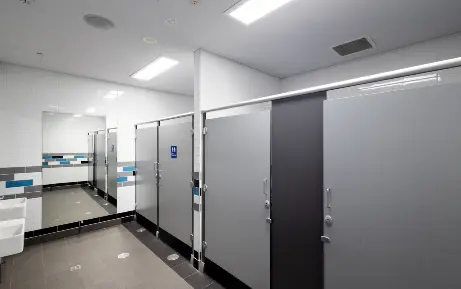 Toilet doors