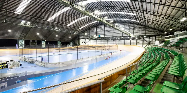 Seating and track at SpeedDome