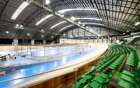 Seating and track at SpeedDome